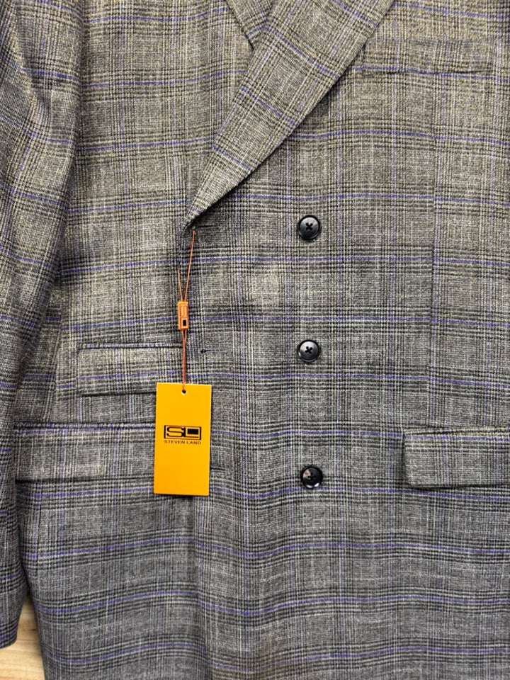 Steven Land 2pc Suit 48L/42W Gray