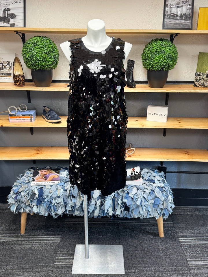 INC Black Cocktail Dress LG 