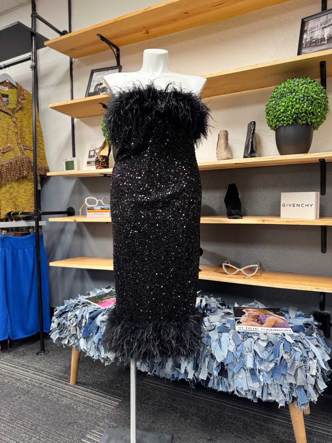 Nadine Merabi Dress 12 Black