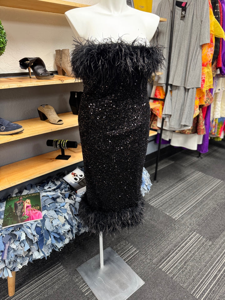 Nadine Merabi Dress 12 Black