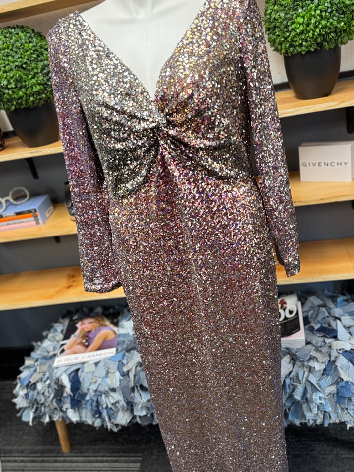 ST. John Evening Gown 16 Multi-Colored