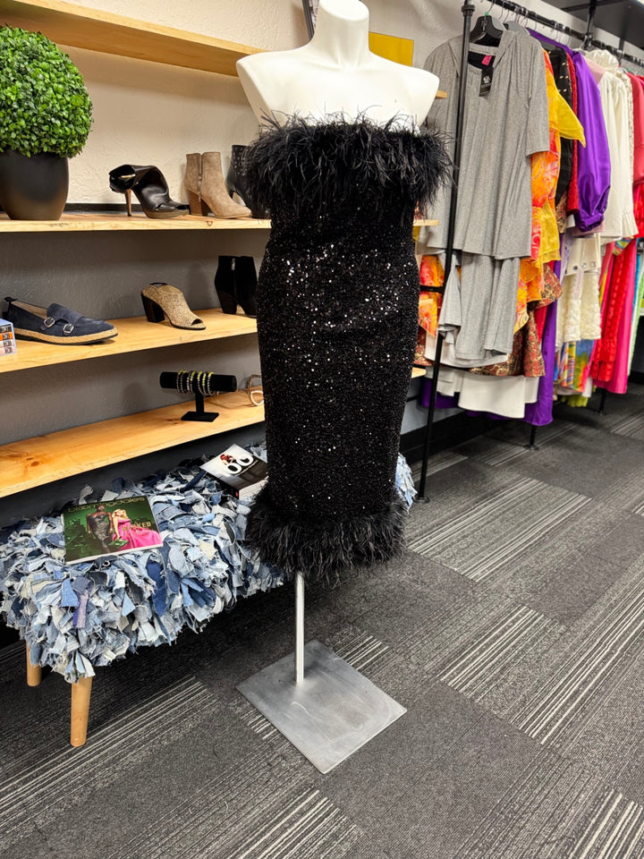Nadine Merabi Dress 12 Black