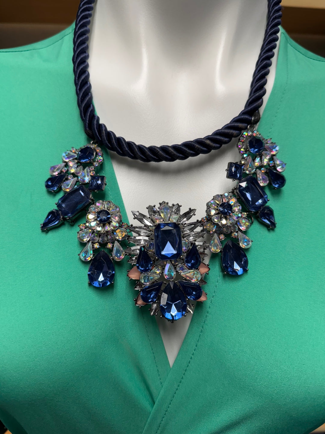 Gumbo Luxury Necklace One Size Blue