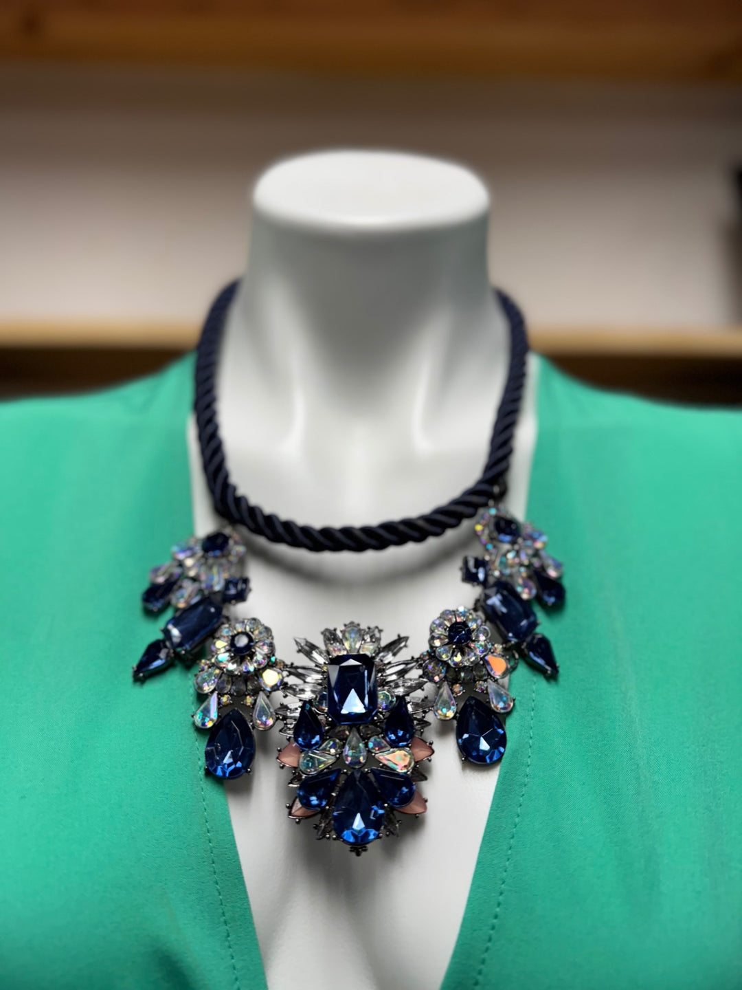 Gumbo Luxury Necklace One Size Blue