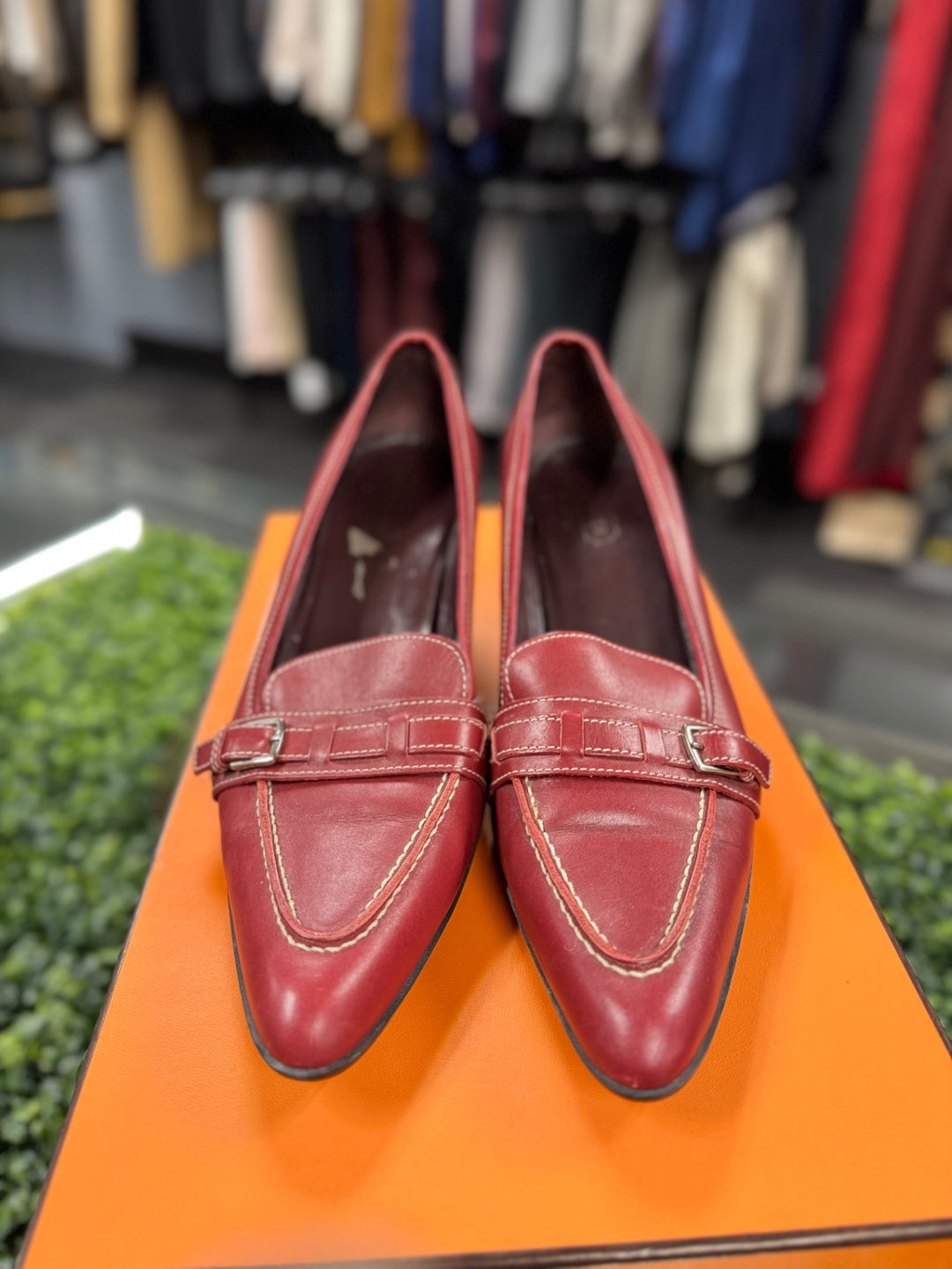 Coach Loafers 9.5 Red