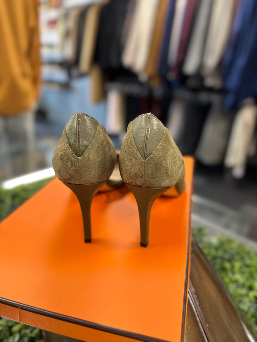 Sam Edelman High Heels 9.5 Olive Green