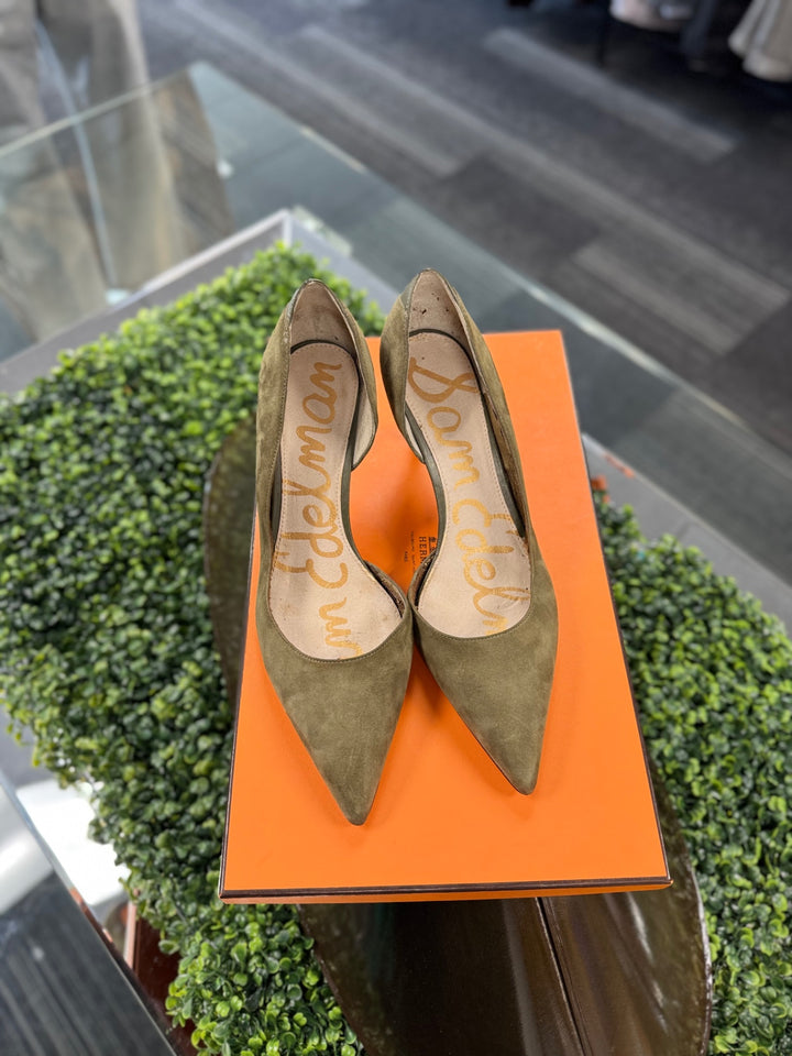 Sam Edelman High Heels 9.5 Olive Green
