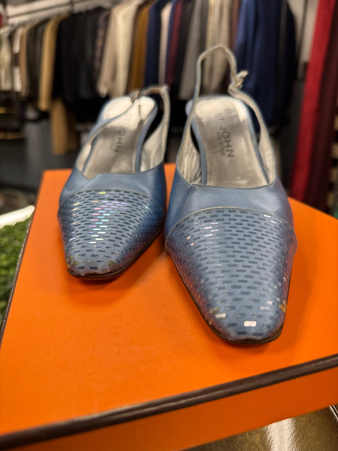ST. John High Heels 9.5 Blue