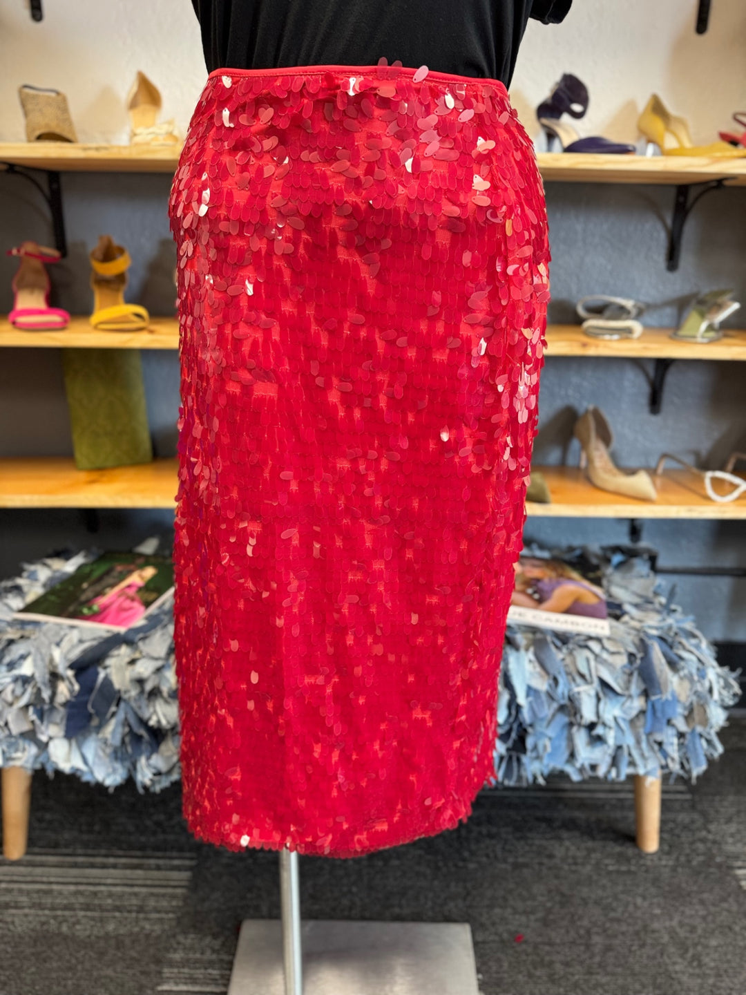 Eloquii Skirt 18 Red