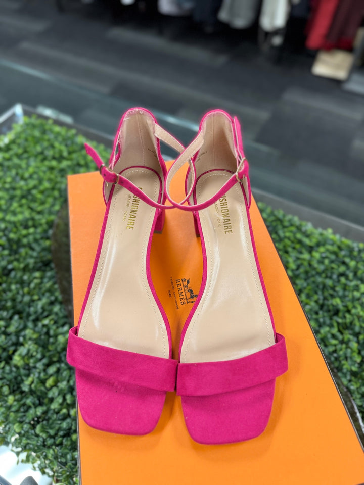 Cushionaire High-Heeled Sandals 9.5 Pink