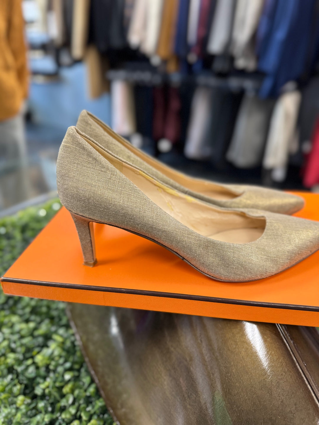 Nine West High Heels 9.5 Beige