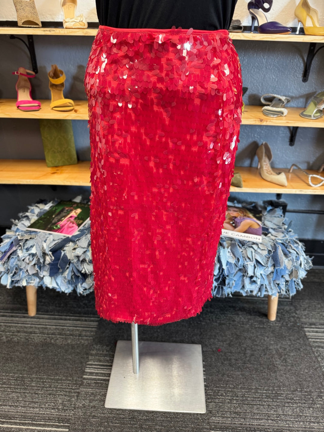 Eloquii Skirt 18 Red