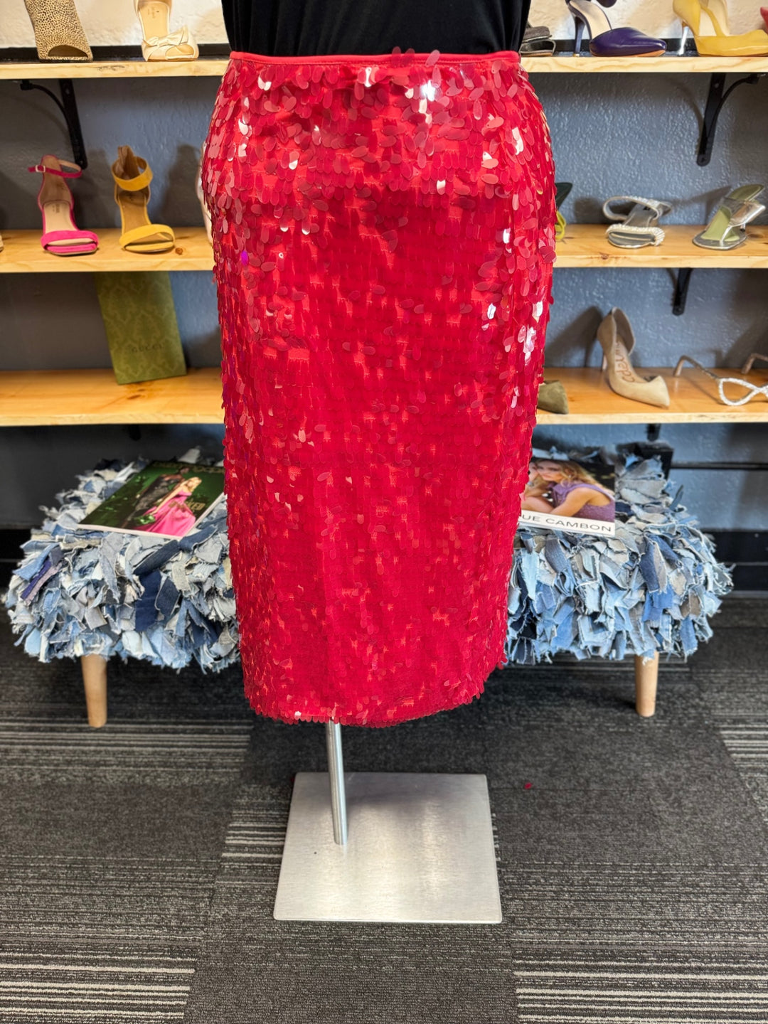 Eloquii Skirt 18 Red