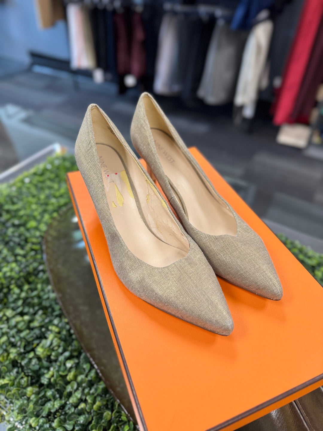 Nine West High Heels 9.5 Beige