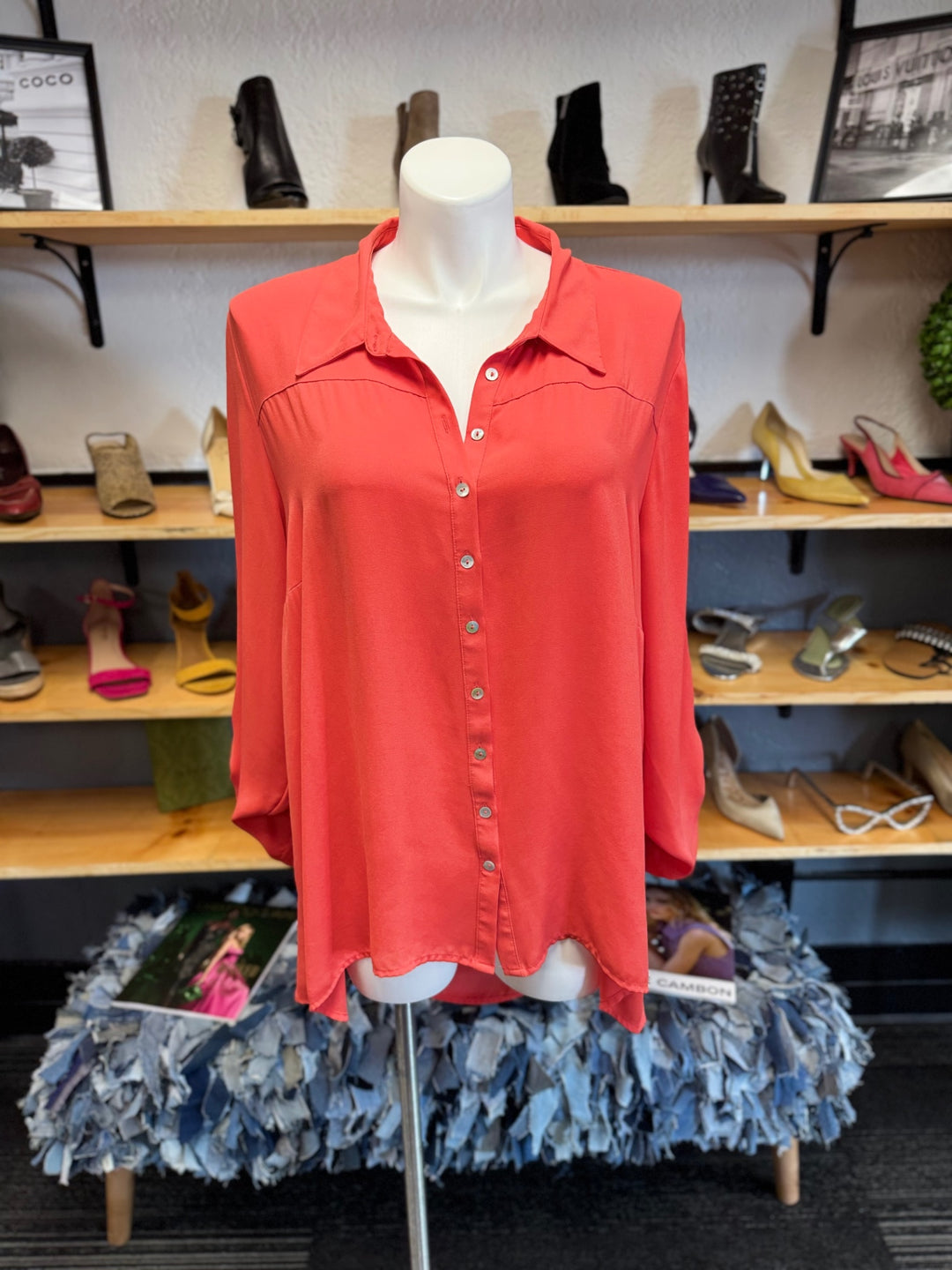 Forever 21 Shirt 3X Coral