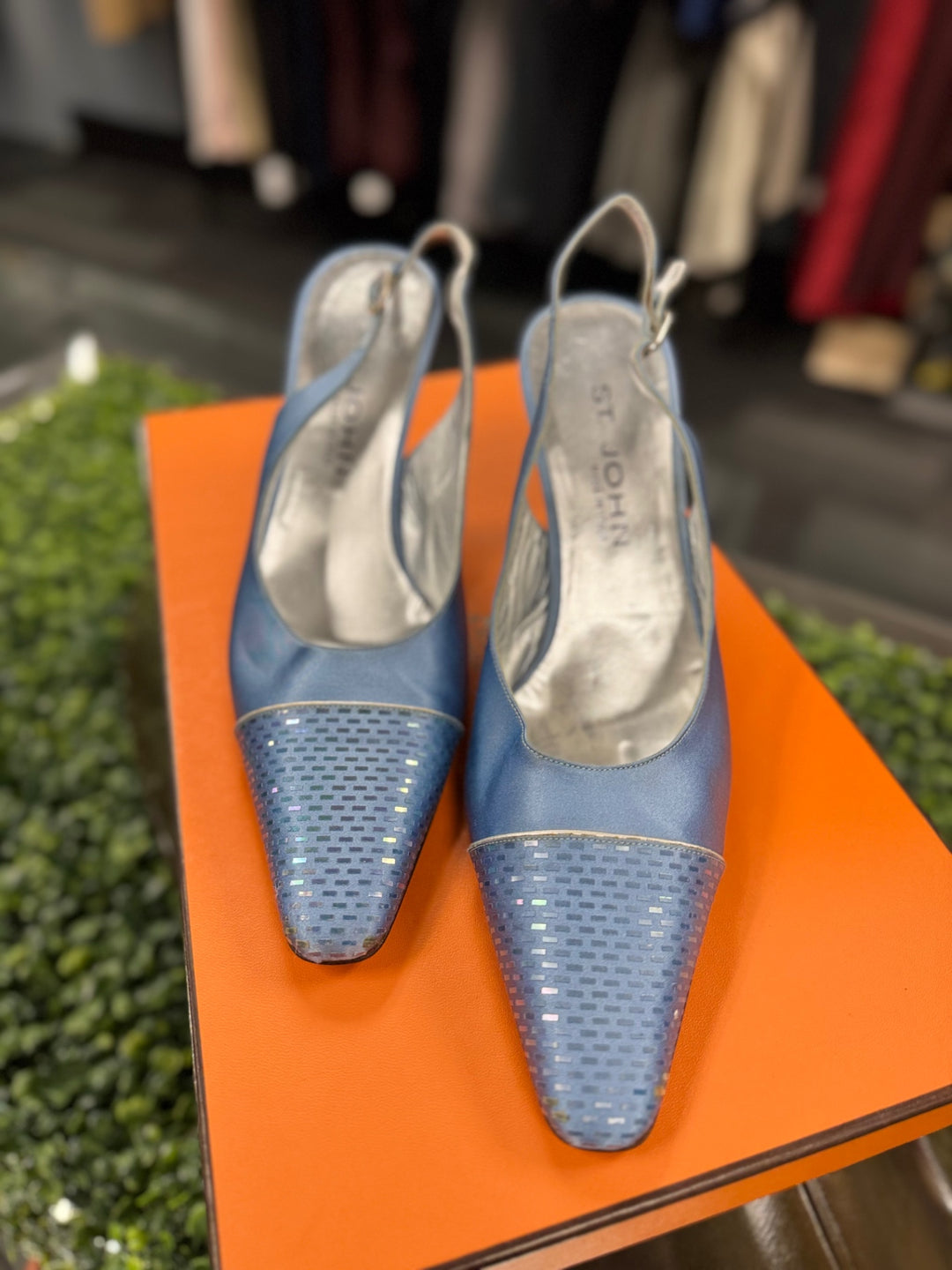 ST. John High Heels 9.5 Blue