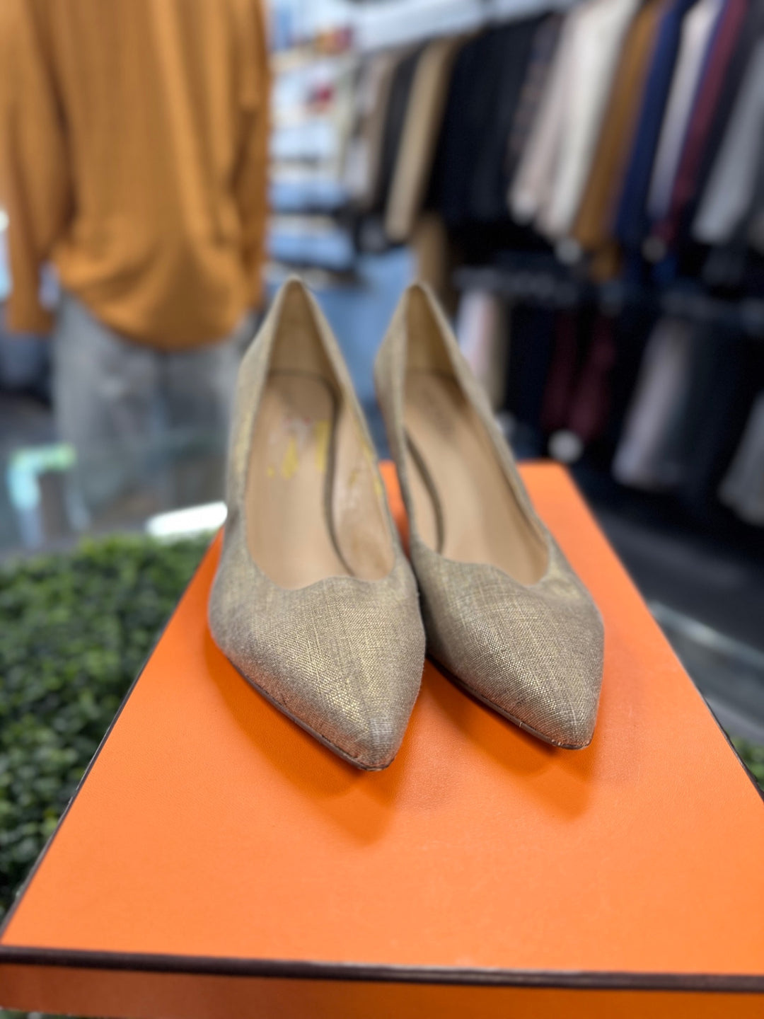 Nine West High Heels 9.5 Beige