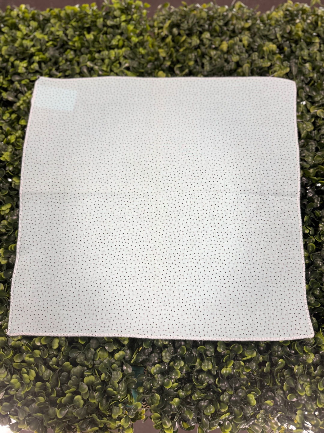MGB Designs by Hamm Handkerchief White with small black dots