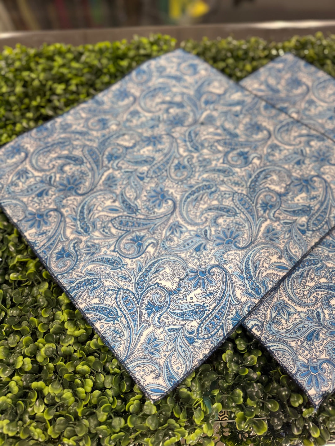 MGB Designs by Hamm Bandana Blue and white