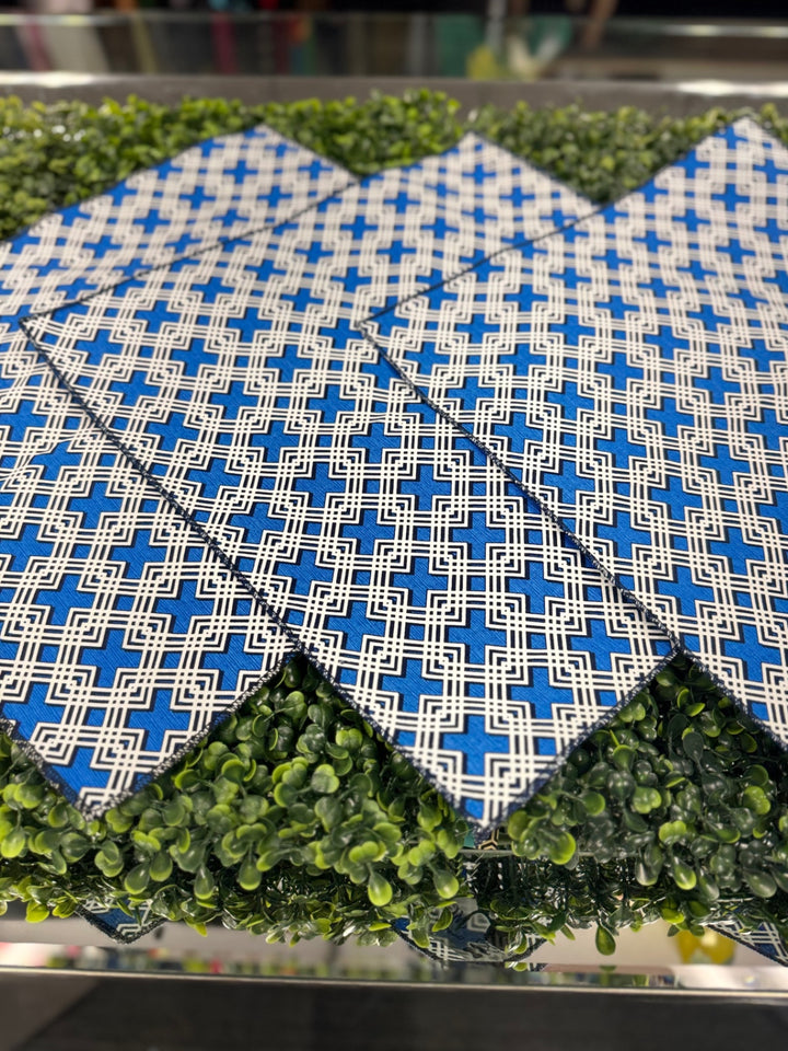 MGB Designs by Hamm Serviette Blue and white