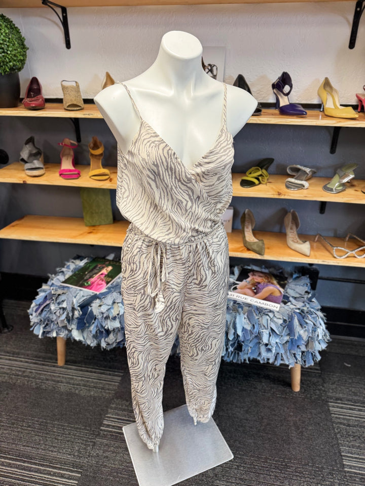 Dress Forum Leopard Joggers SM Beige and black