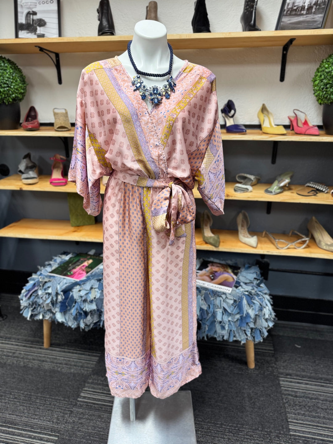 Dress Forum Jumper SM Pink with multicolored patterns