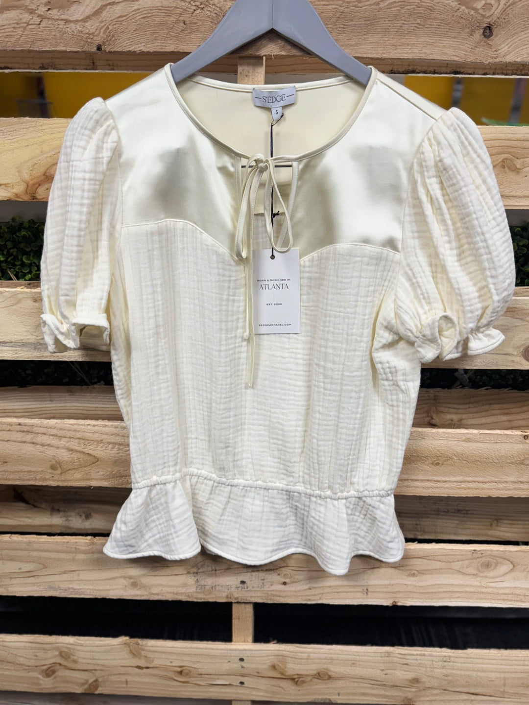SEDGE Blouse SM Cream/Off-white