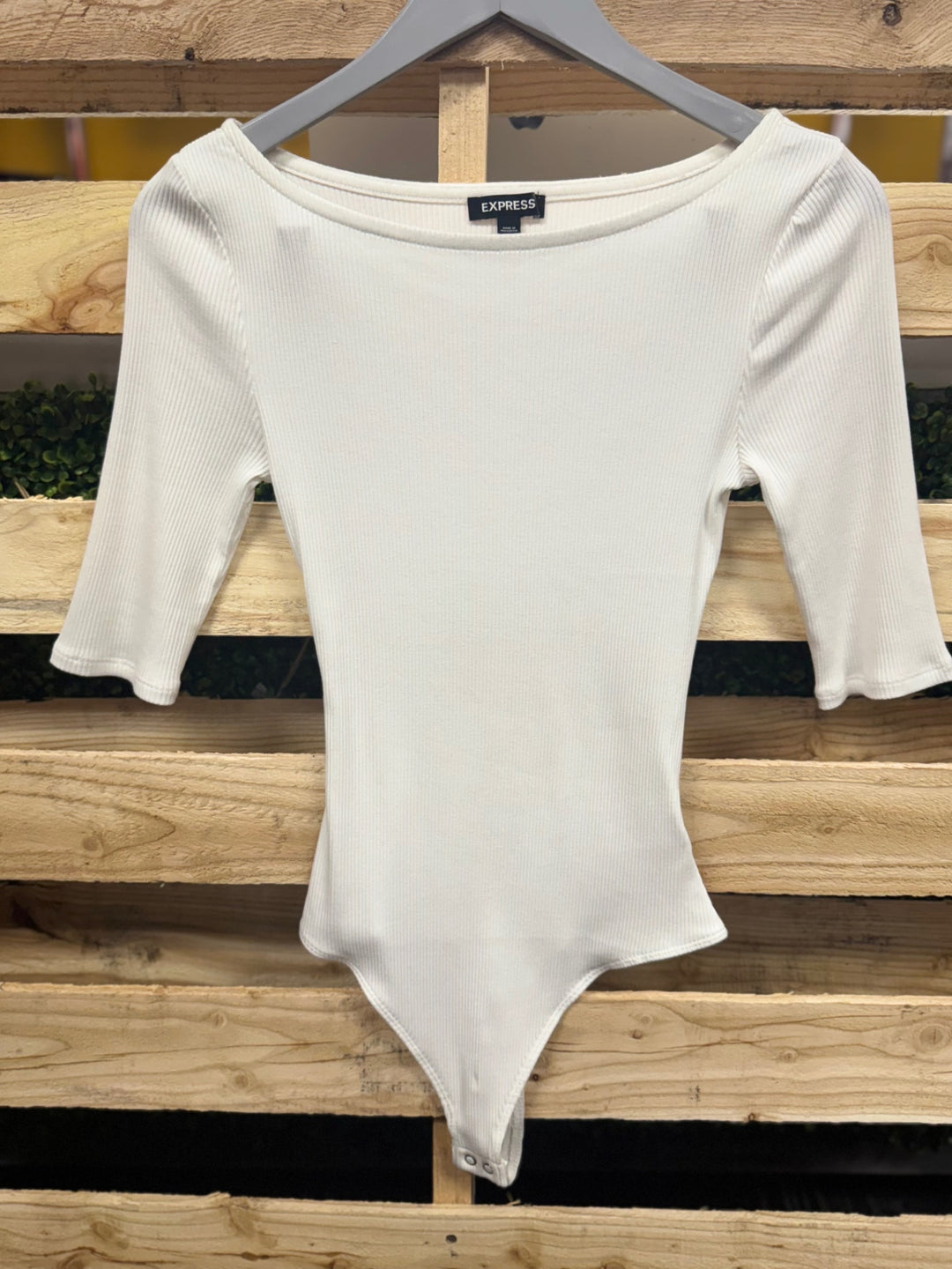 EXPRESS Body Suit SM White