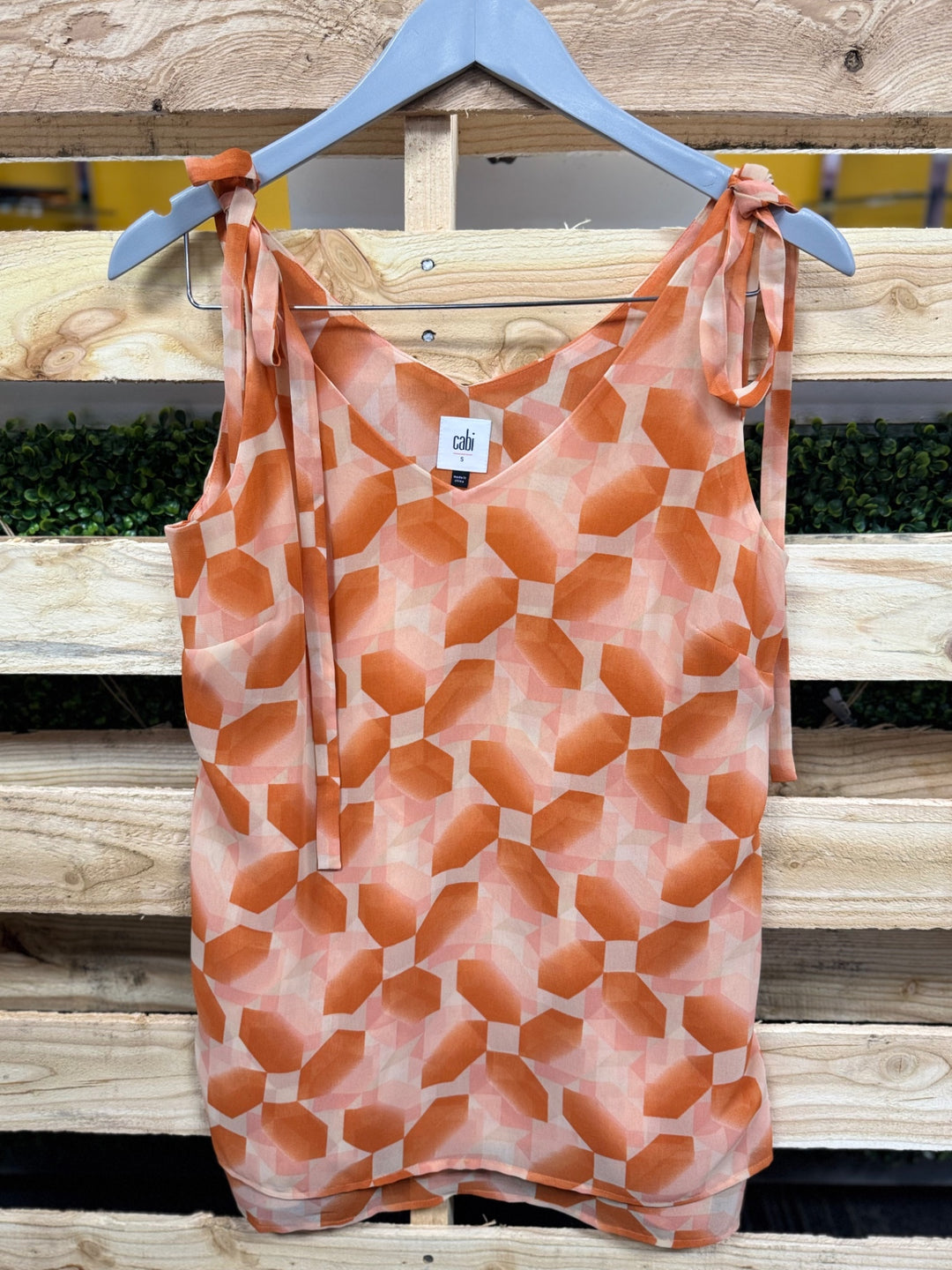 Cabi Tank Top SM Peach and orange