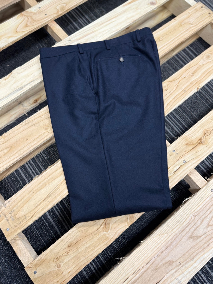 Vitale Barberis Canonico Trousers 38W x 32L Navy Blue