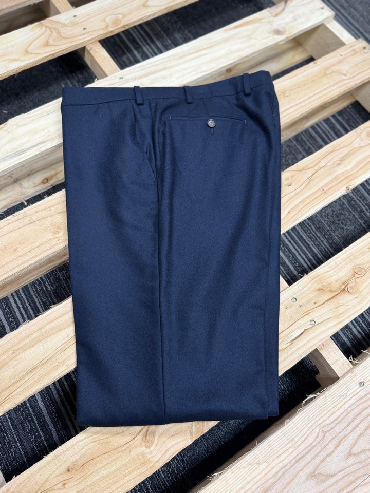 Vitale Barberis Canonico Trousers 38W x 32L Navy Blue