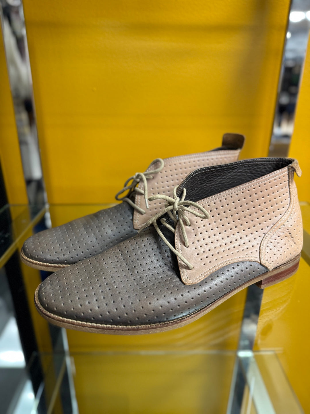 Cole Haan Boots 13M Beige & Black