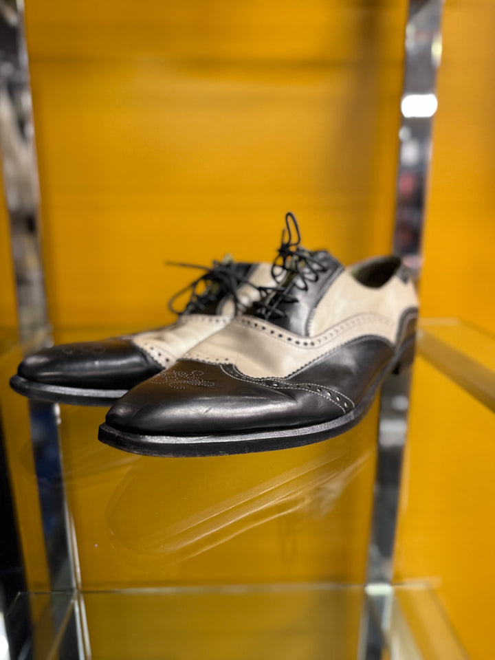 Oliver Sweeney Dress Shoes 12M Black and White
