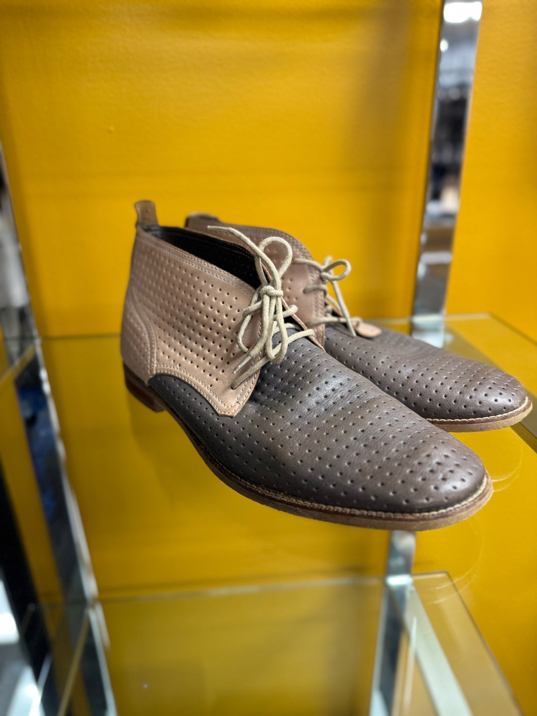 Cole Haan Boots 13M Beige & Black