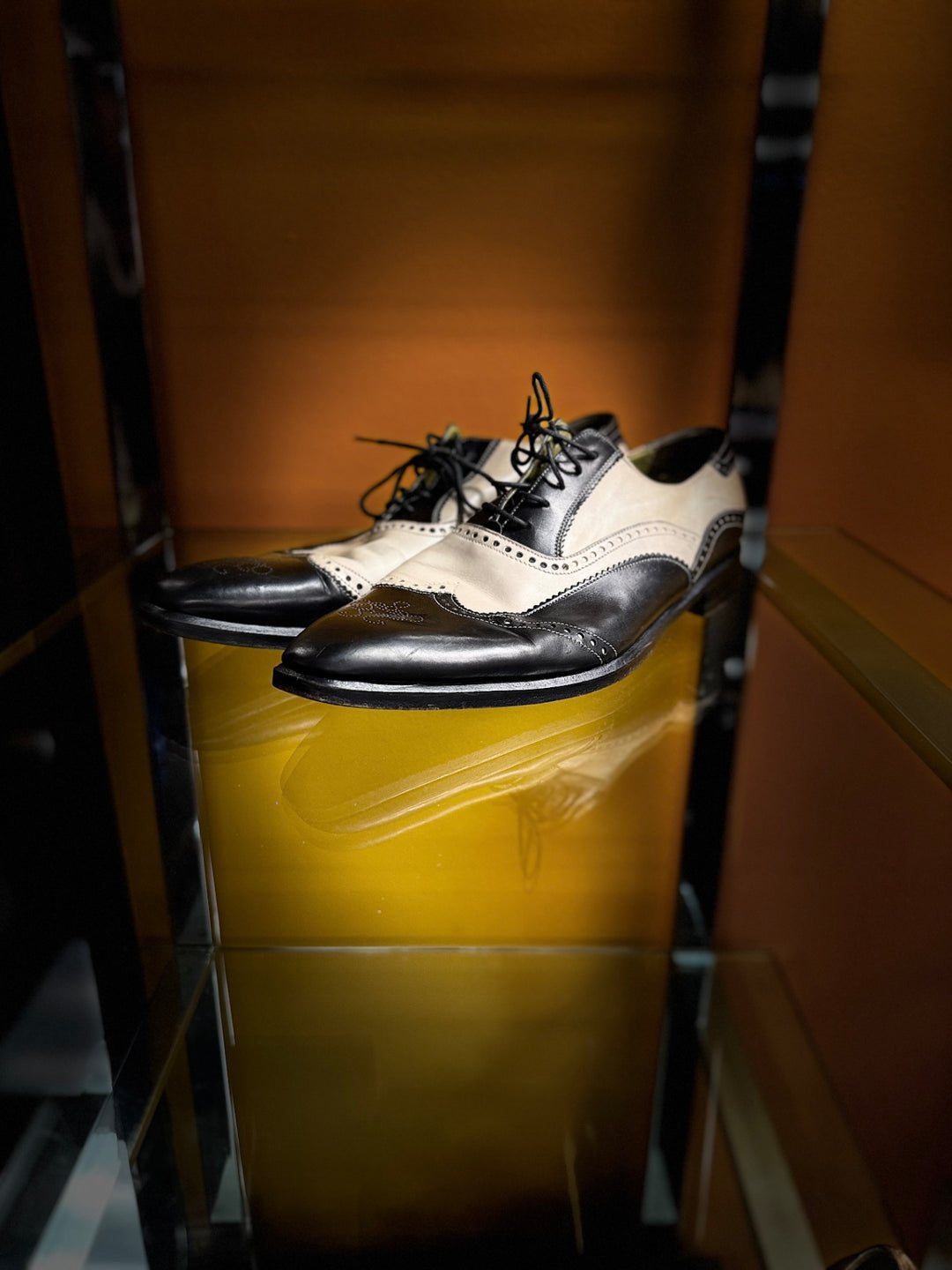 Oliver Sweeney Dress Shoes 12M Black and White