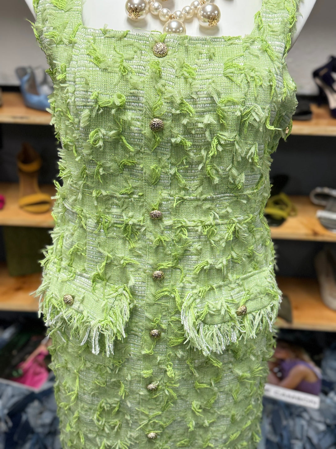 Gumbo Luxury Couture Women's Suit 1XL Light Green