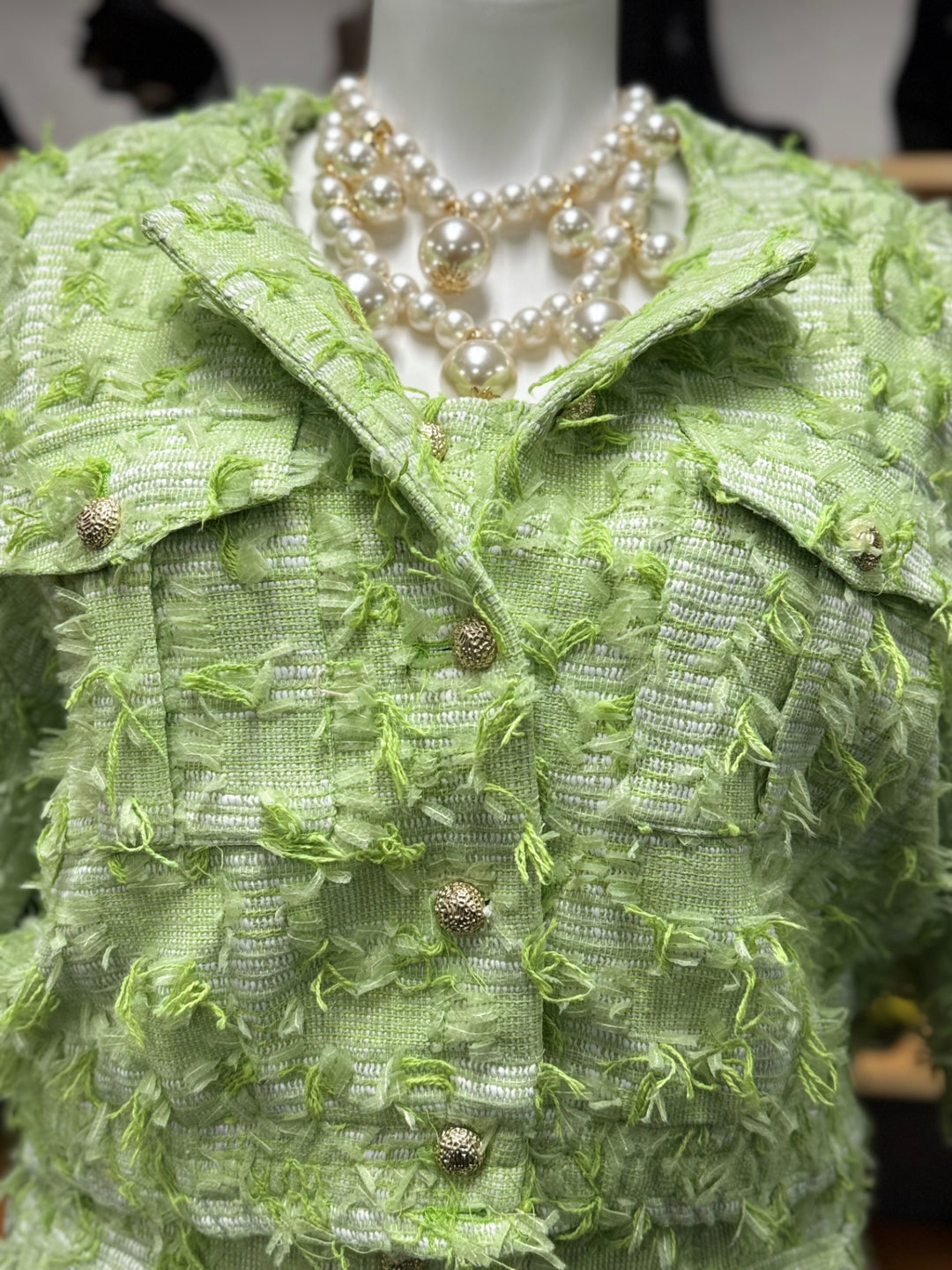 Gumbo Luxury Couture Women's Suit 1XL Light Green