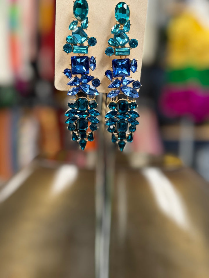 Gumbo Lux Jewelry Blue Earrings 