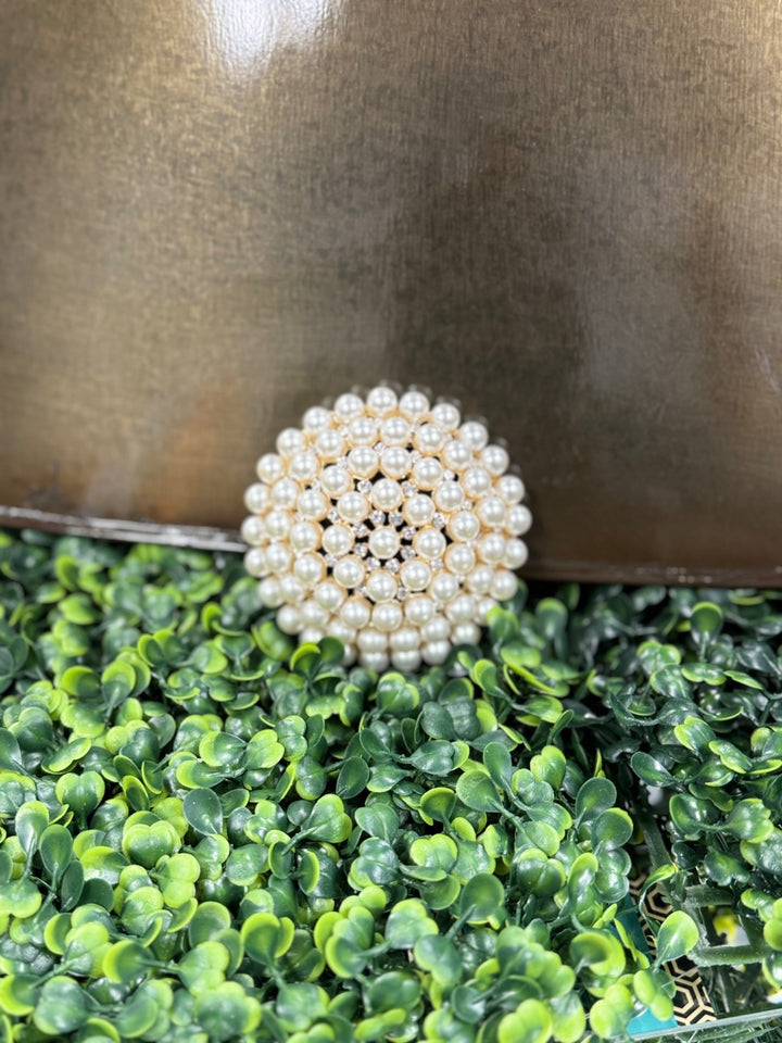 Gumbo Lux Jewelry Women's Accessories Cream/White and Gold