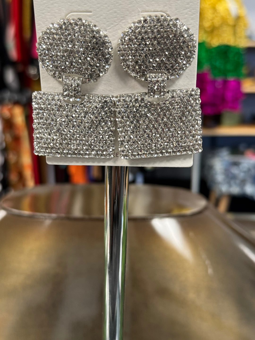 Gumbo Lux Jewelry Silver Earrings 