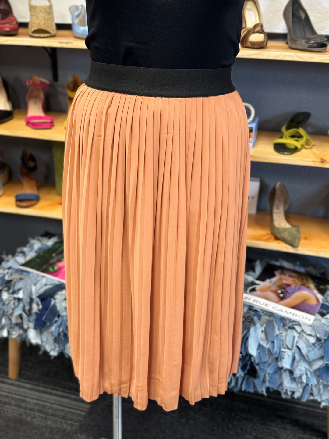 Gumbo Lux Couture Women's Skirt Peach