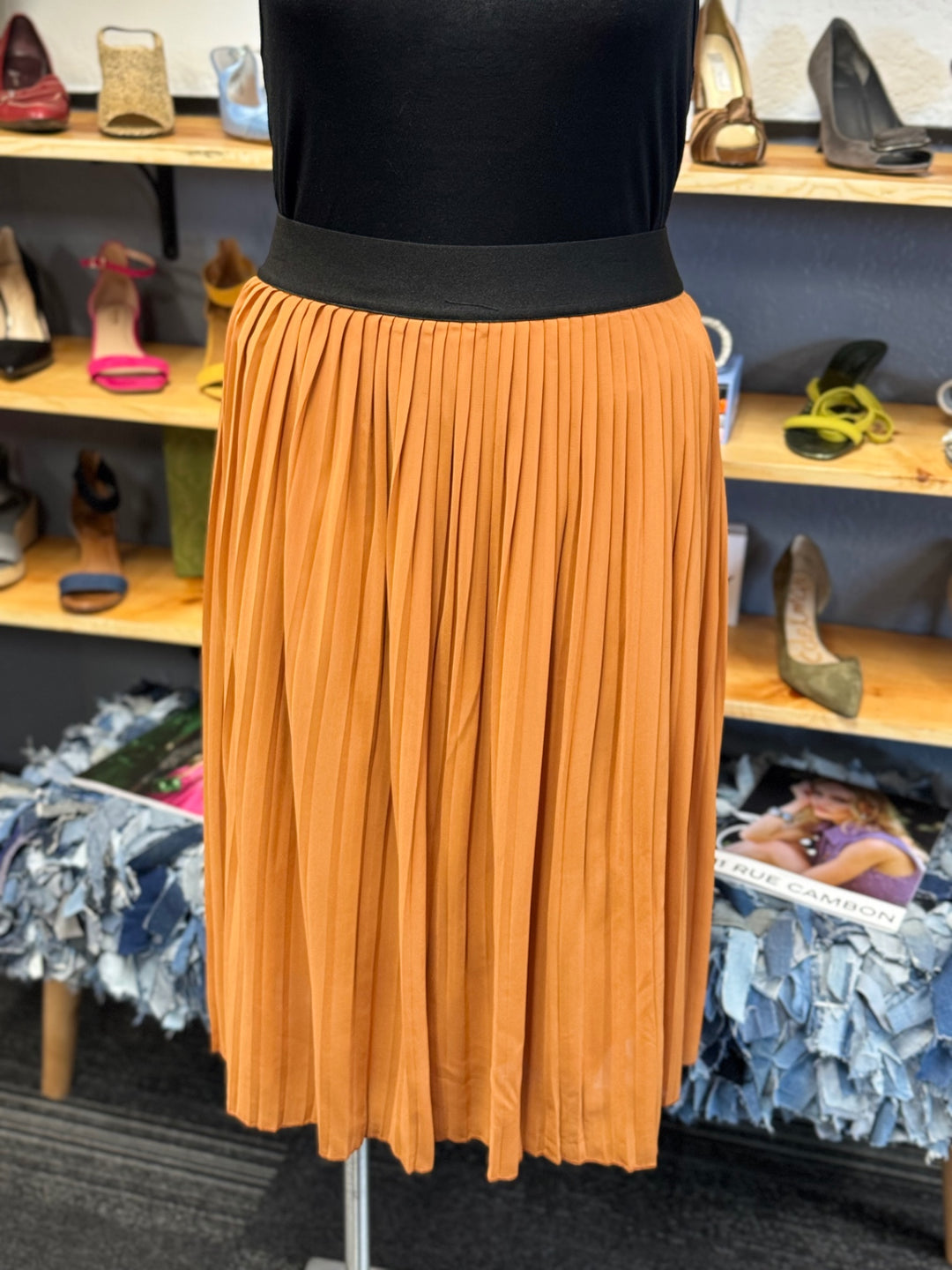 Gumbo Lux Couture Women's Skirt Orange