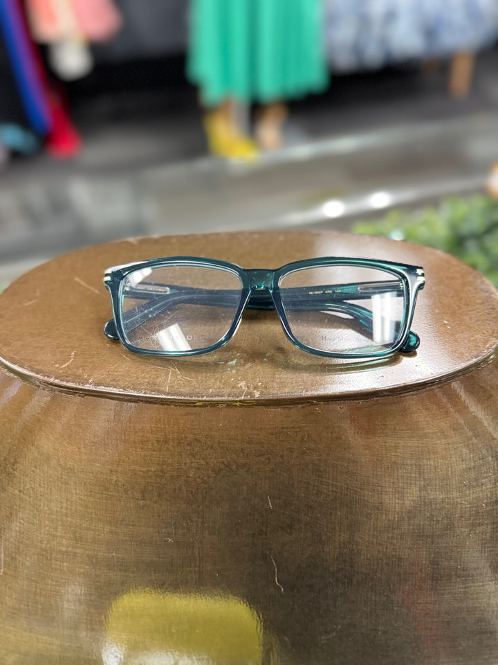 Marc Jacobs Women Sunglasses Black with hints of blue/green (likely transparent frame)