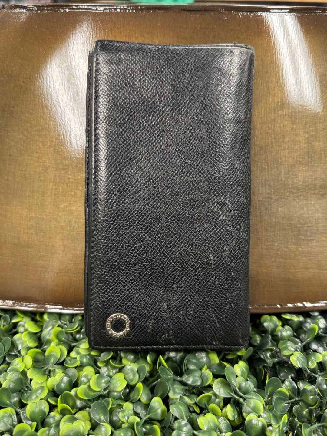 Bvlgari Bi-Fold Wallet Black