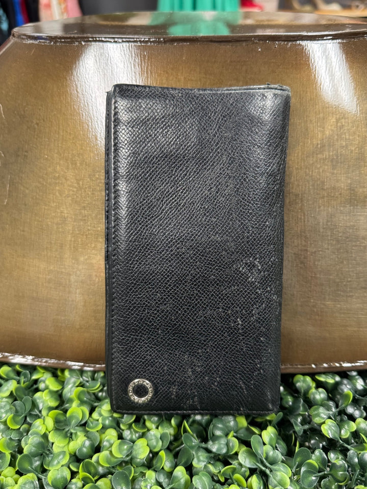 Bvlgari Bi-Fold Wallet Black