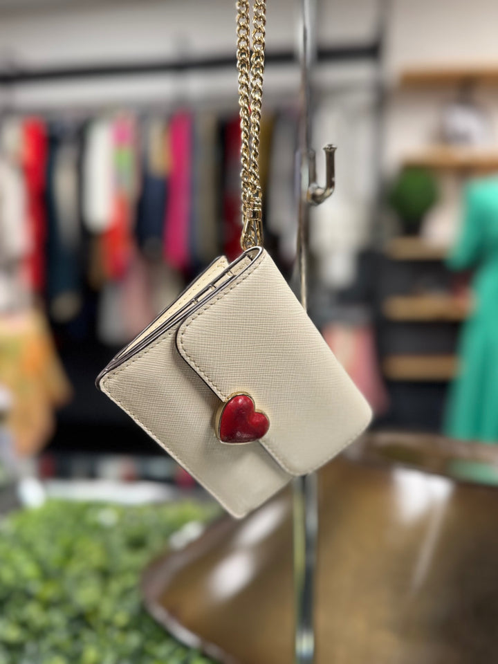 Kate Spade Heart Wallet  - Beige