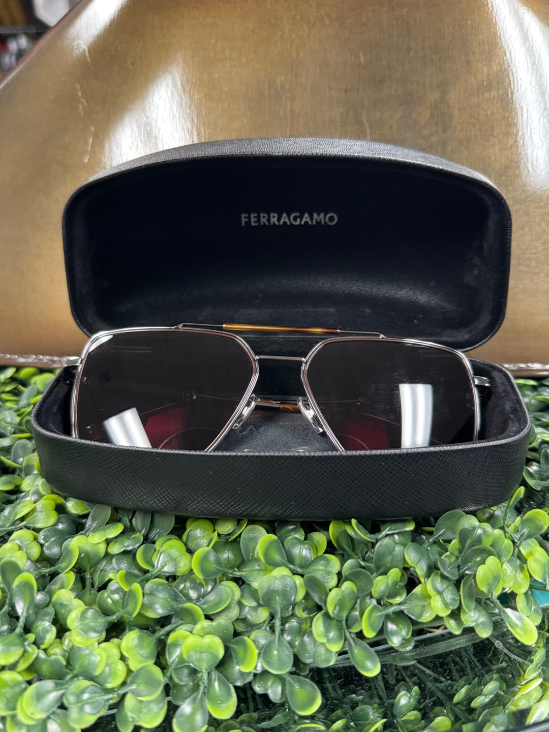Ferragamo Women's Accessories Black and Gold