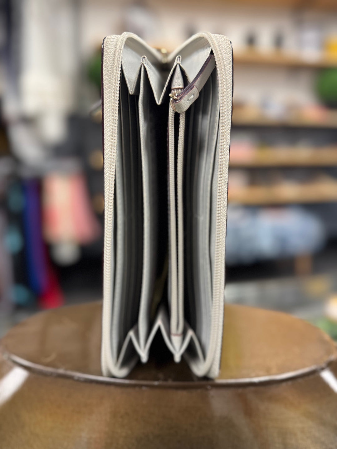 Kate Spade Silver Glitter Wallet 