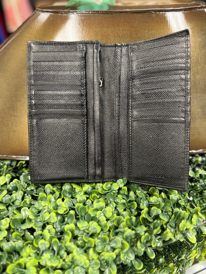 Bvlgari Bi-Fold Wallet Black
