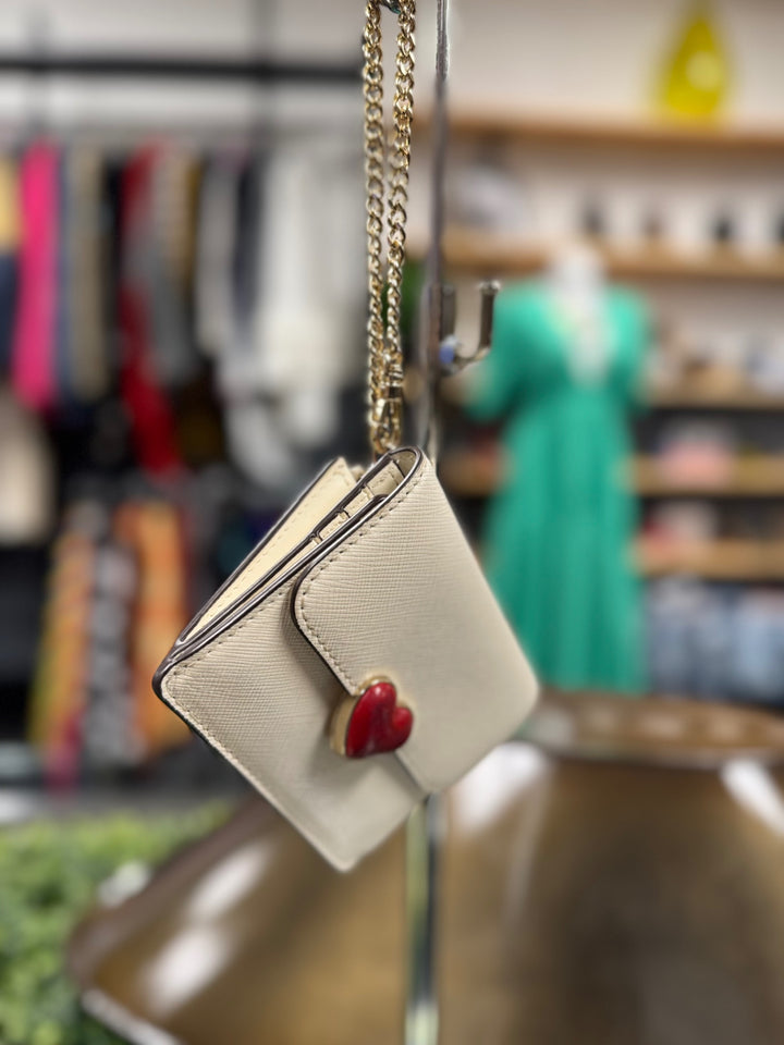 Kate Spade Heart Wallet  - Beige